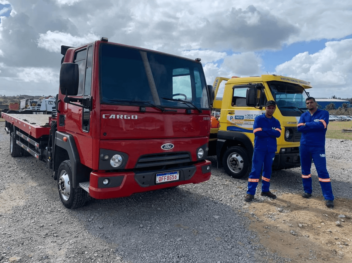 Visão aérea do Pátio Rocha - Área completa de guarda
